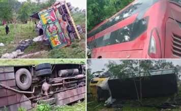 ৬ জেলায় সড়কে ঝরল ২৭ প্রাণ
